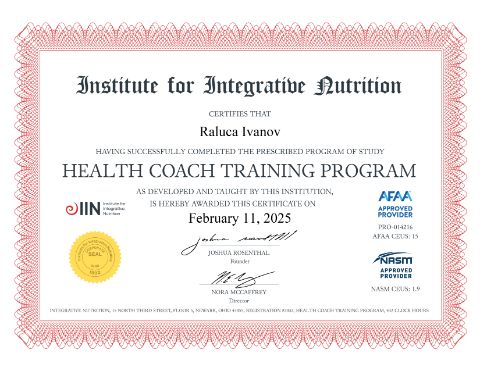 IIN Certificate